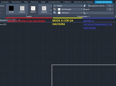 Como colocar hachura no AutoCAD?